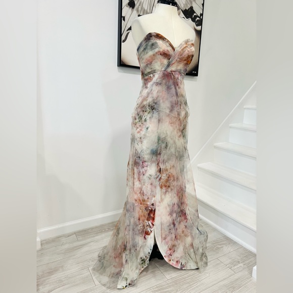 Rene Ruiz Collection Tulle Overlay Gown Long Dress - Picture 7 of 13